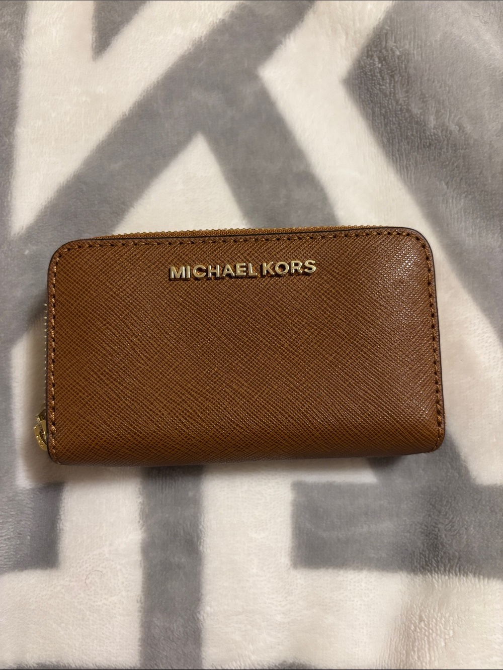 Michael Kors double zip wallet